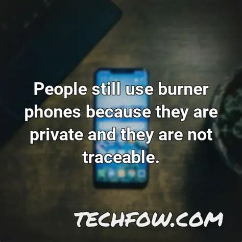 good quality burner phones that are not traceable